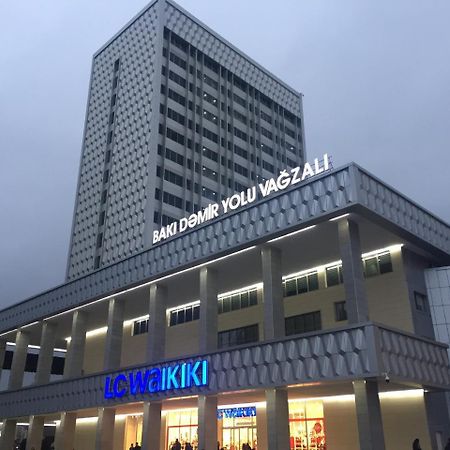 Demir Yol Plaza Hotel Baku Bagian luar foto