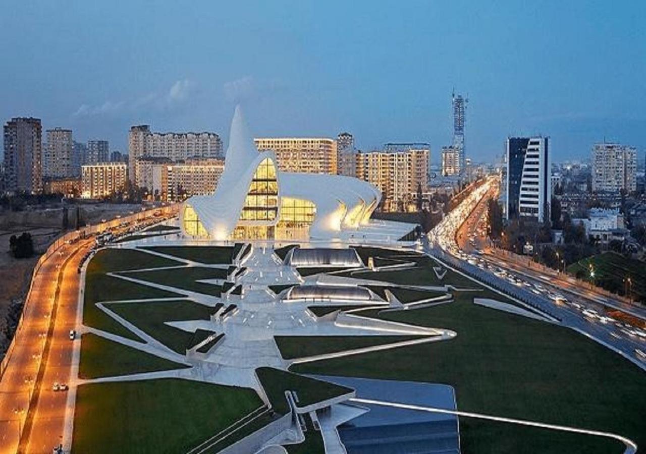 Demir Yol Plaza Hotel Baku Bagian luar foto