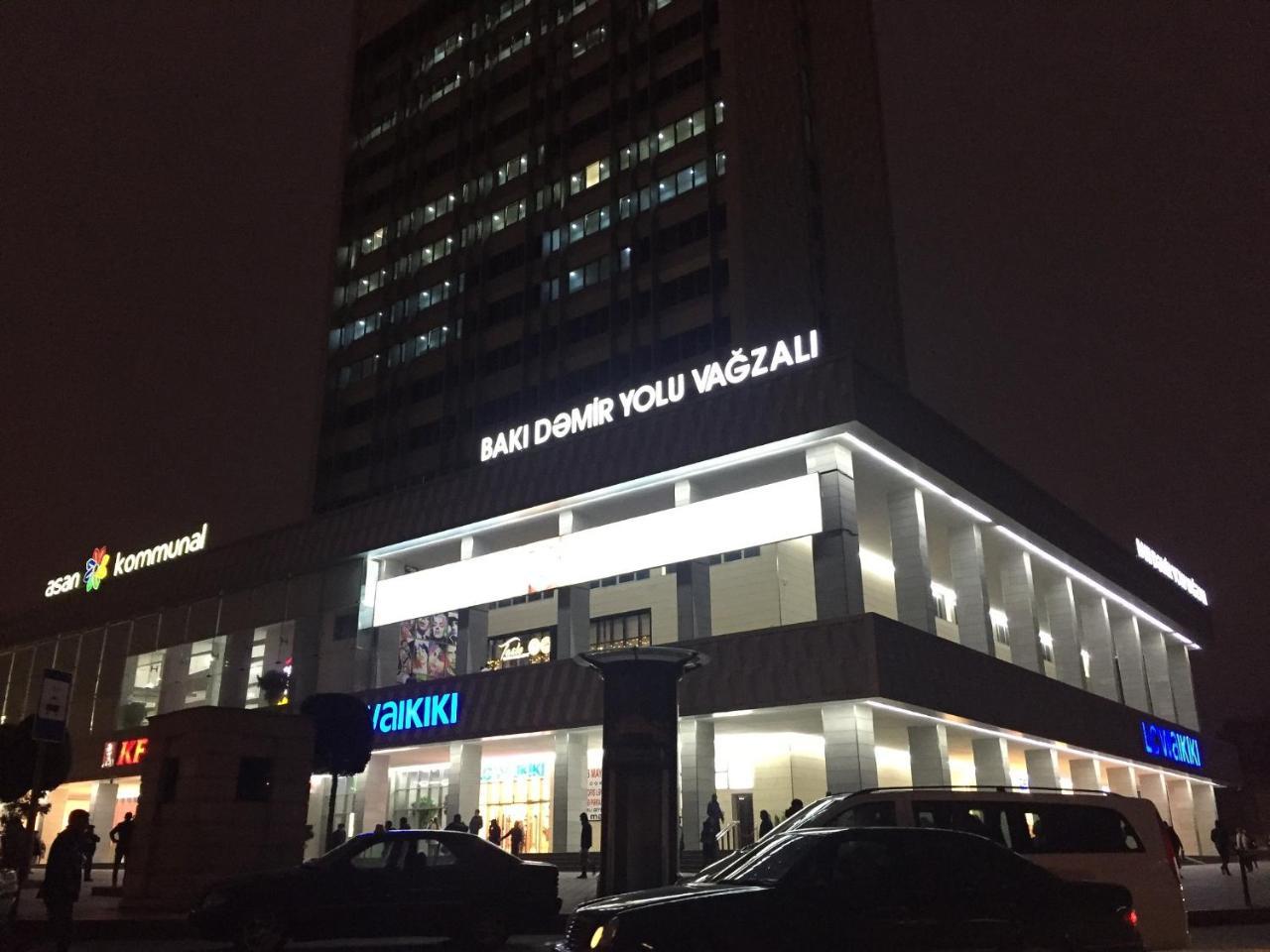 Demir Yol Plaza Hotel Baku Bagian luar foto