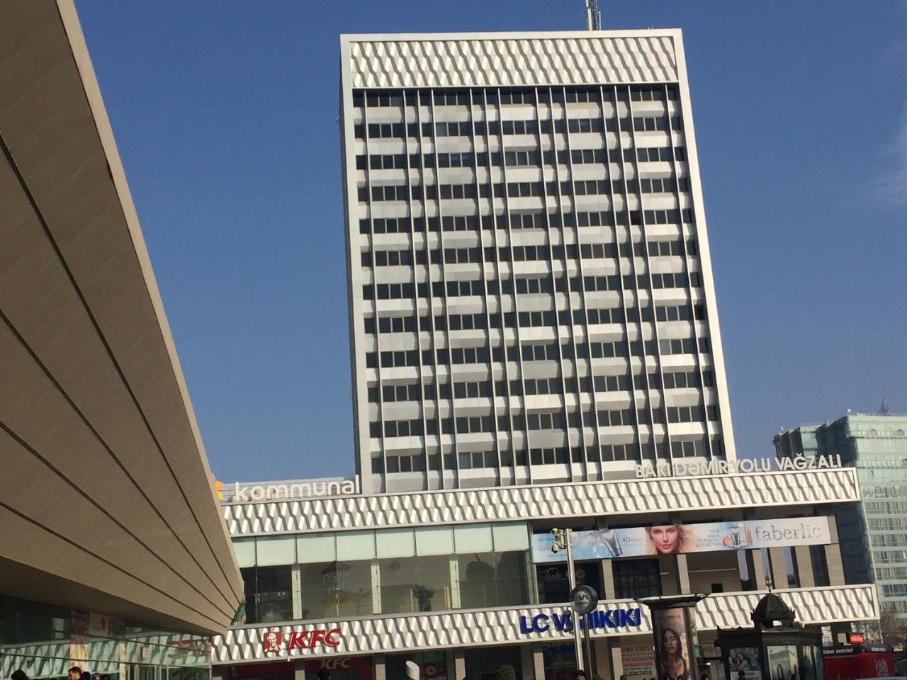 Demir Yol Plaza Hotel Baku Bagian luar foto
