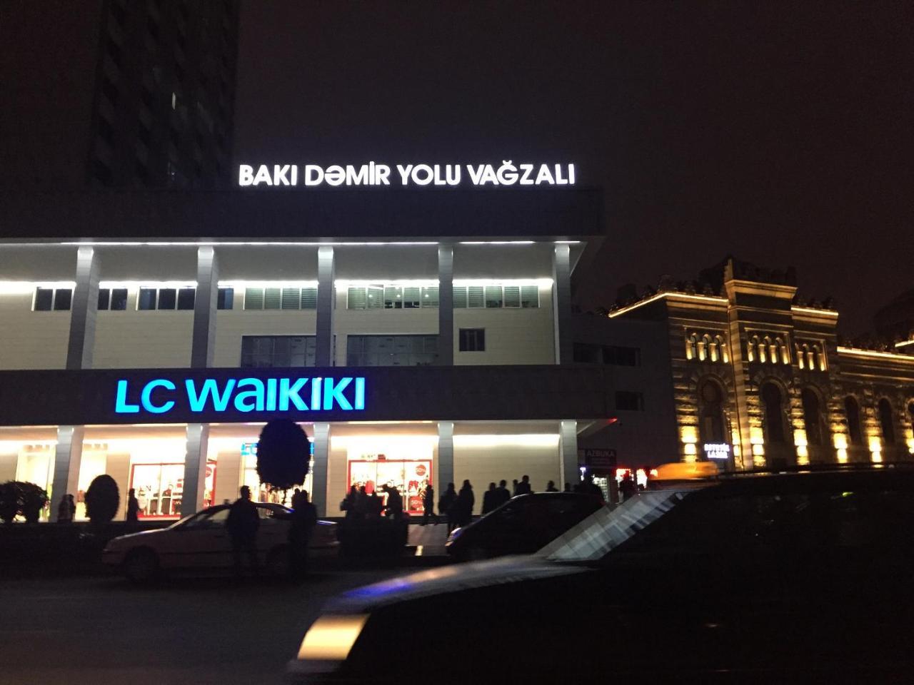 Demir Yol Plaza Hotel Baku Bagian luar foto