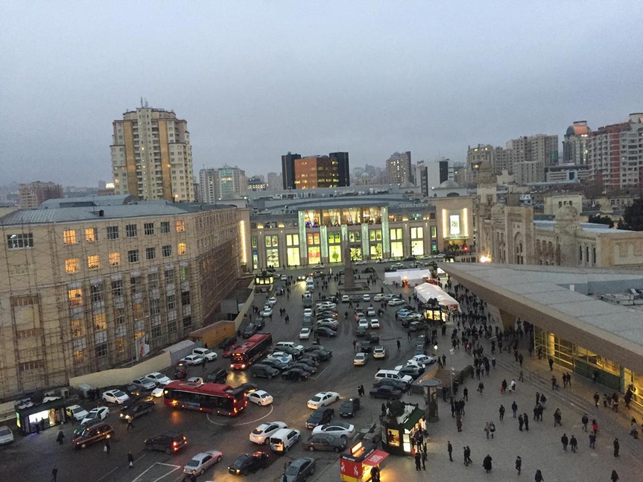 Demir Yol Plaza Hotel Baku Bagian luar foto