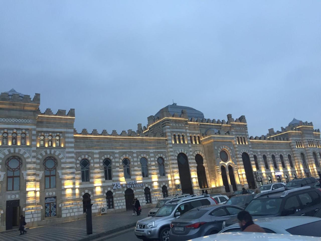Demir Yol Plaza Hotel Baku Bagian luar foto