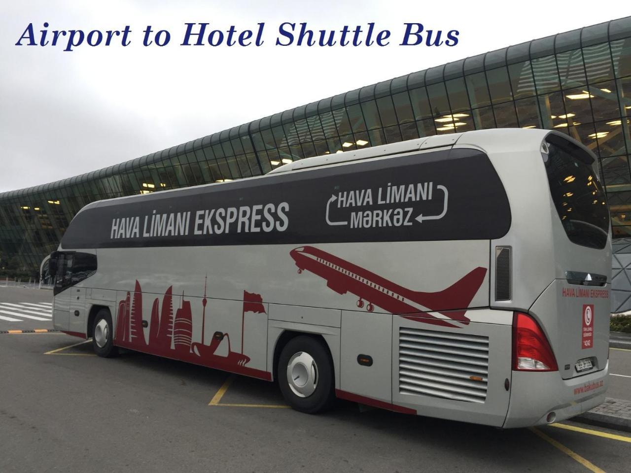 Demir Yol Plaza Hotel Baku Bagian luar foto